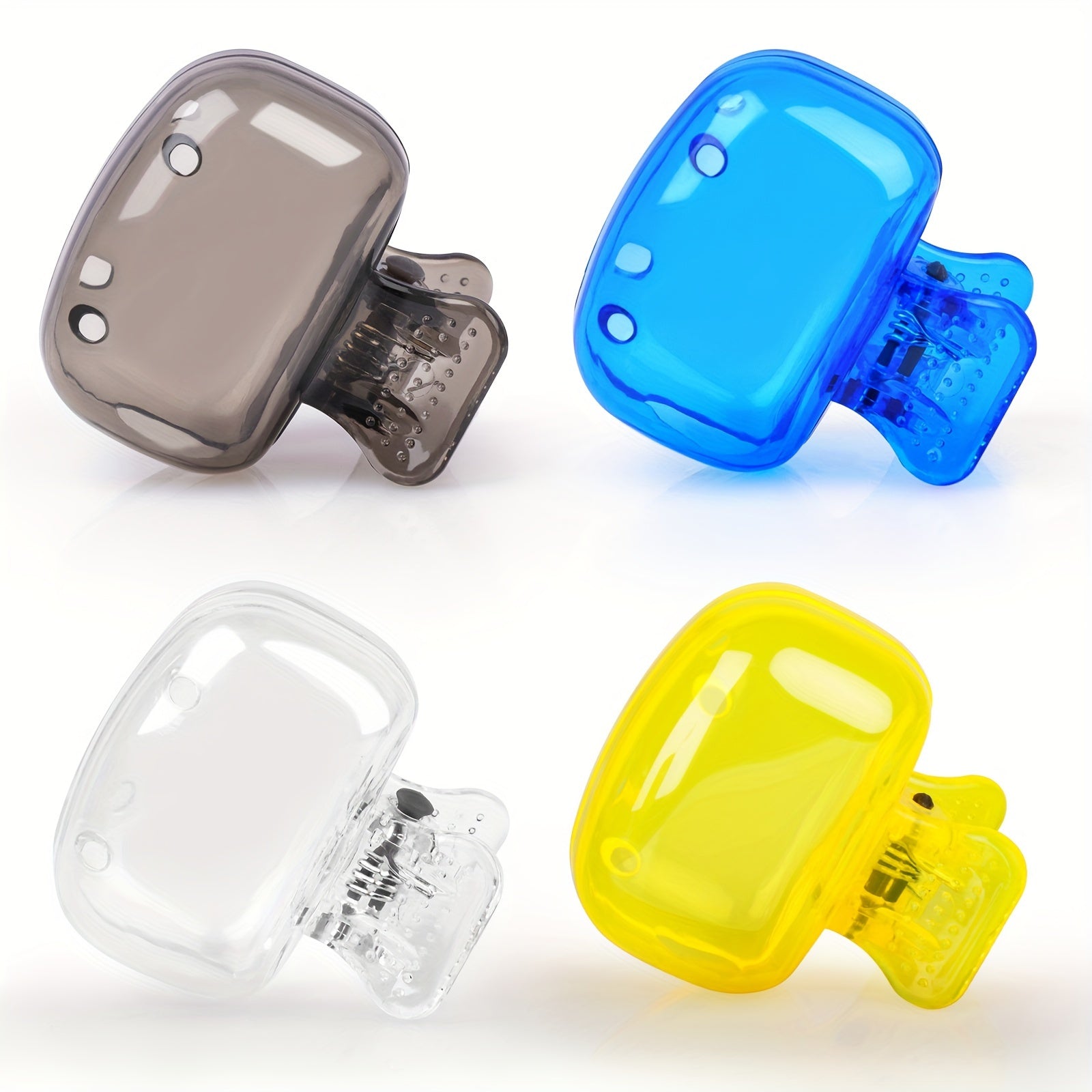 4 Pack Travel Toothbrush Cover Cases Portable Storage Box Toothbrush Protector