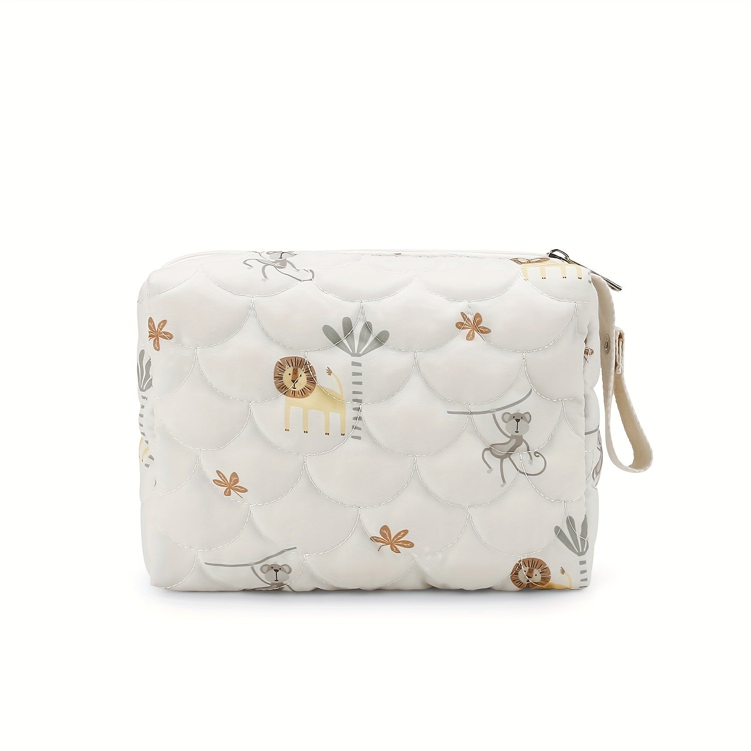 Waterproof Portable Diaper Storage Bag with Handle for Essentials Organization