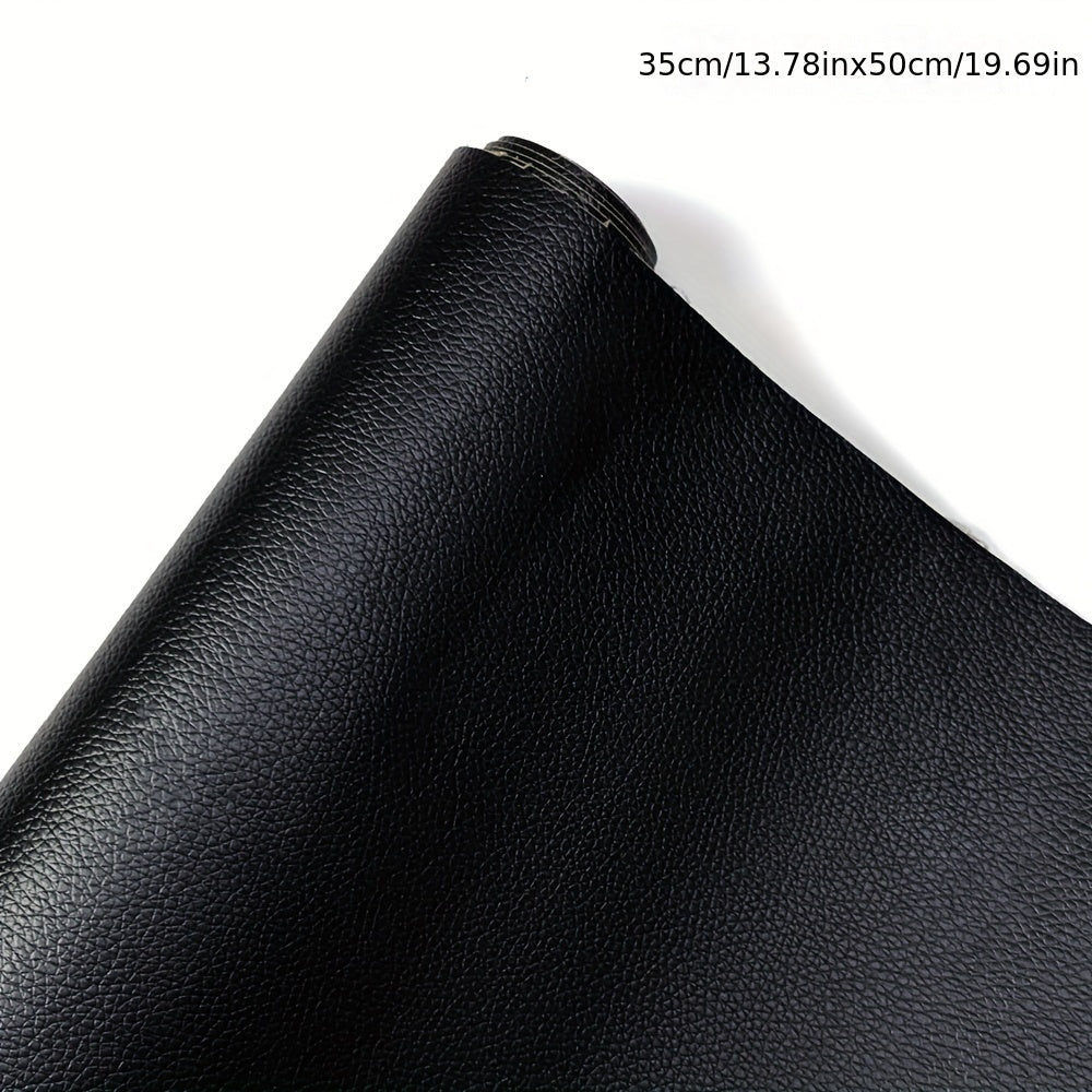 O'z-o'zidan yopishadigan sun'iy charm ta'mirlash filmi 35x50cm suv o'tkazmaydigan, chiroyli, yorilishga chidamli bej