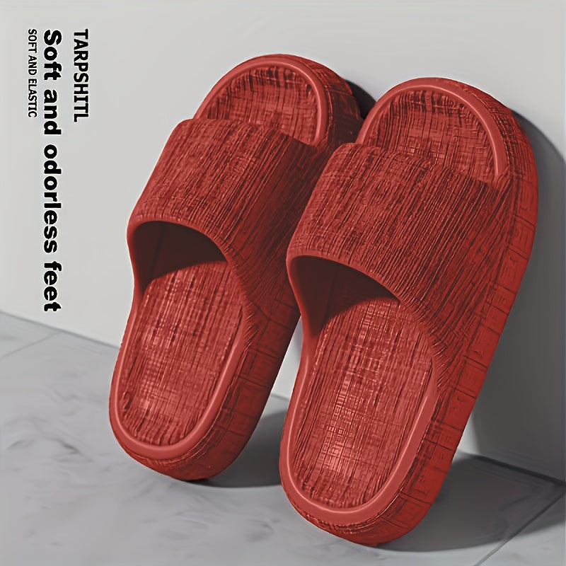 Unisex EVA Non-Slip Slippers Minimalist Striped Indoor Outdoor Beach