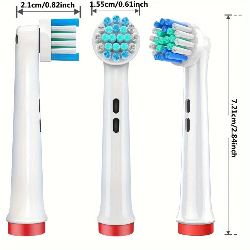 Elektr tish cho'tkalar uchun 16 dona almashtirish tish cho'tkasi boshli, 500-8000 seriyali Sensitive va Professional Care bilan mos keladi