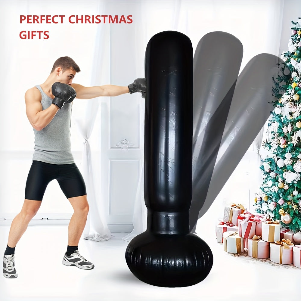 Lightweight Foldable PVC Vertical Punching Bag for Home Gym and Training