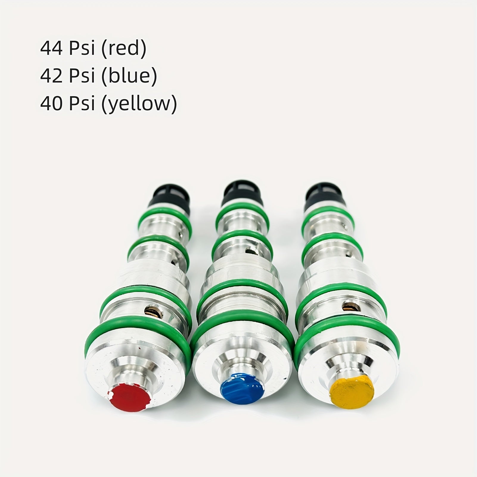 Kompressor boshqaruv ventili to'plami, zanglamas po'lat, avtomobillar uchun, 40-44 Psi bosim
