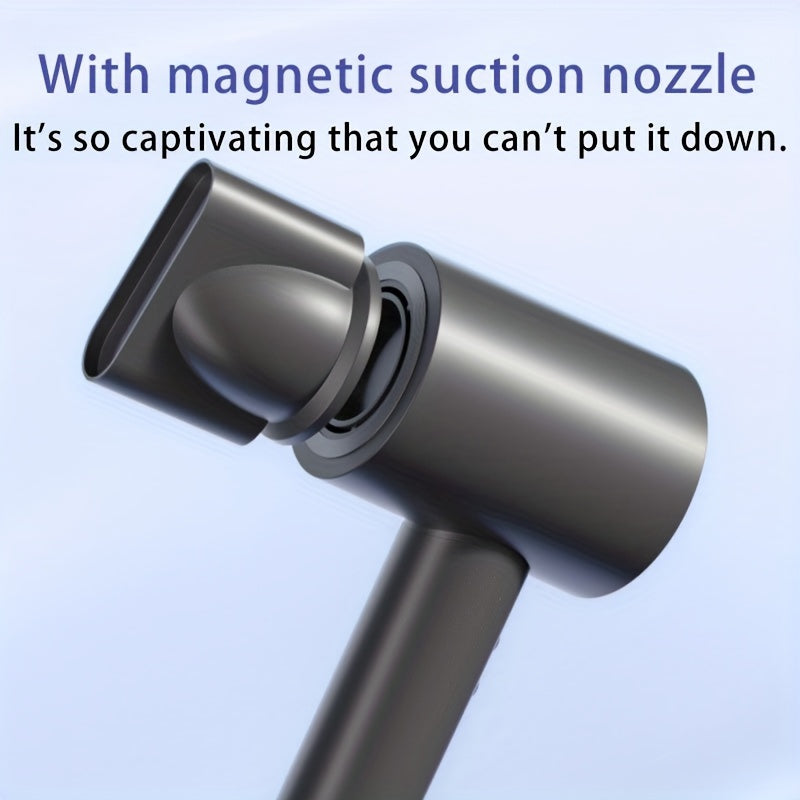 Secador de pelo profesional 8000W motor sin escobillas pantalla digital LED control de temperatura iónica mango plegable