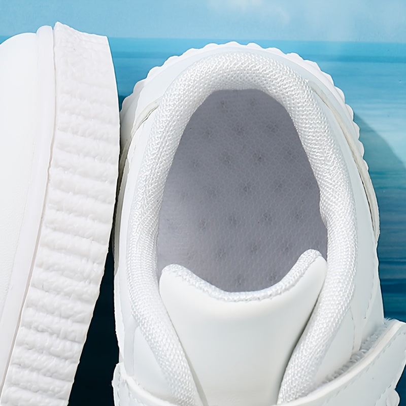 Unisex School Casual Shoes for Boys and Girls One-Strap Campus Sneakers with Rubber Sole