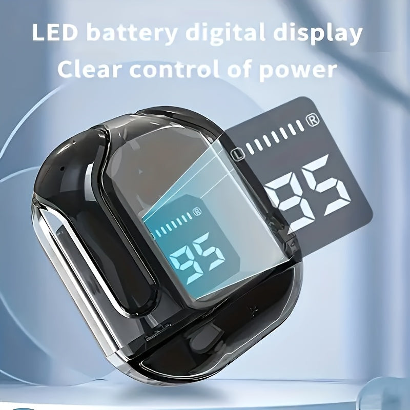 Wireless Earbuds with Touch Volume Control Plastic Compact Rechargeable Type-C Charging