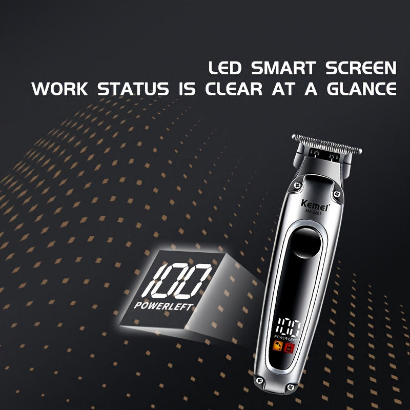 Cordless Hair Clipper with USB Rechargeable Lithium Battery for Men