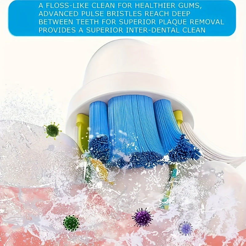 Rechargeable Electric Toothbrush with 3 Color Options, 5 Speed Modes, USB Charging, Tartar and Stain Removal