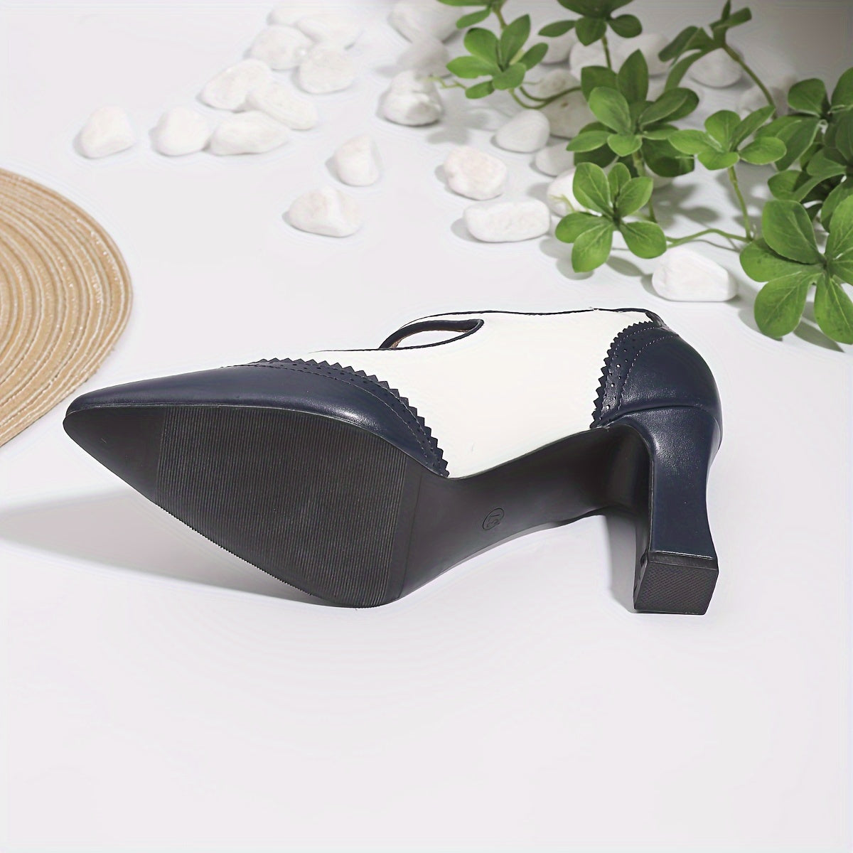 Female Mary Jane Pumps With Block Heel, Adjustable Strap, Soft Sole