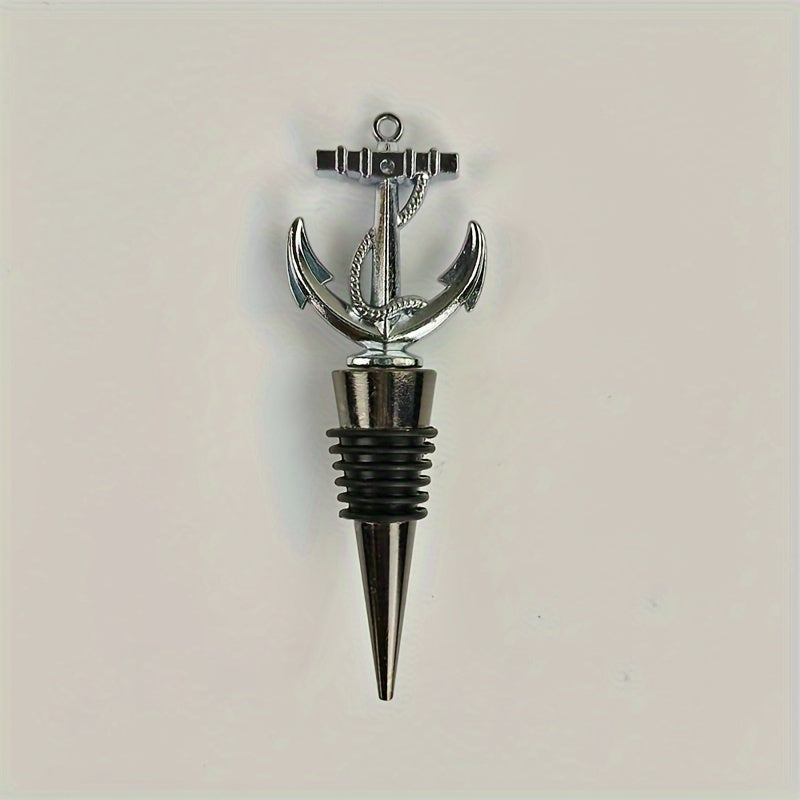 Red Wine Stopper with Unique Anchor Design