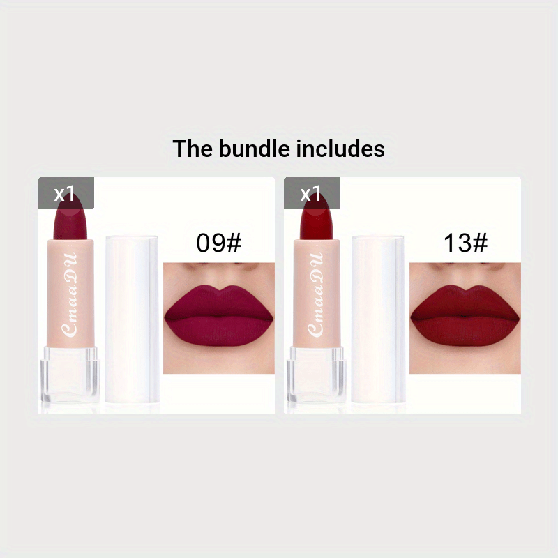 Pintalabios de mujer, brillo de labios, antideslizante, mate, a prueba de agua, hidratante, 15 colores