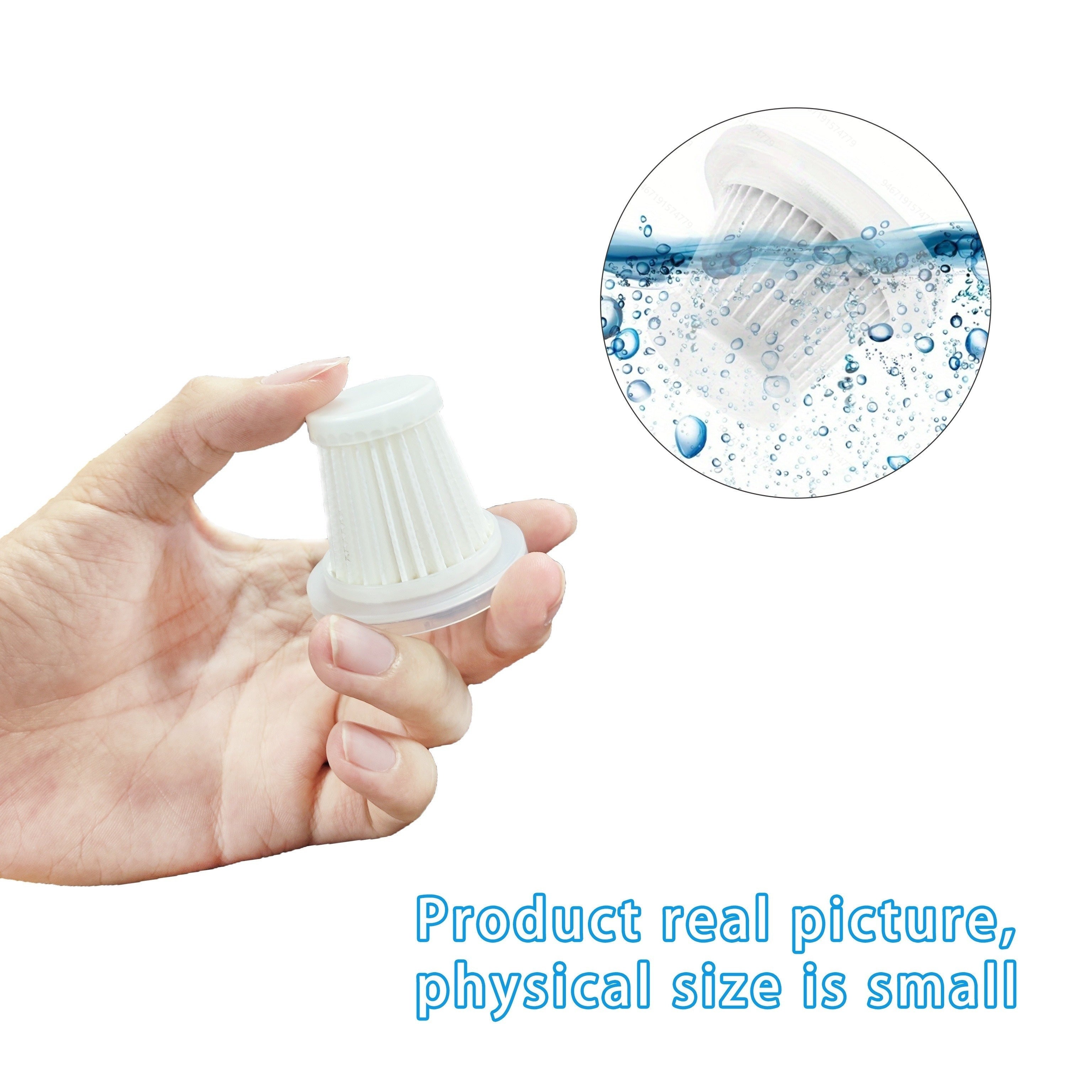 Washable PE Vacuum Filter Kit for Cordless Handheld and Upright Vacuum Cleaners 4 Pre-Filters 1 Main Filter