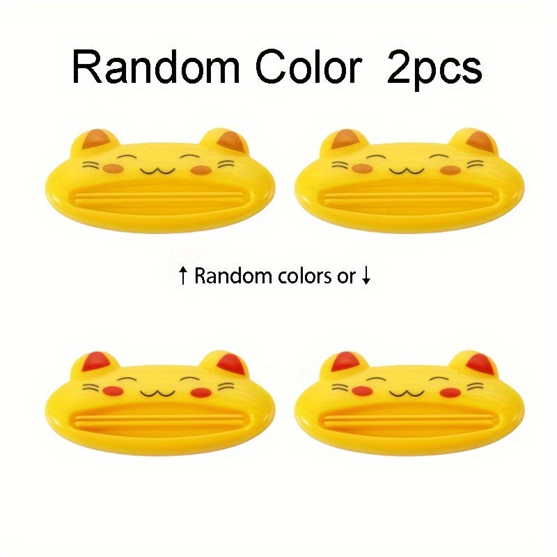 Hayvonlar multfilm shaklidagi tish pastasi siqish uchun 1, 2 yoki 4 ta paket