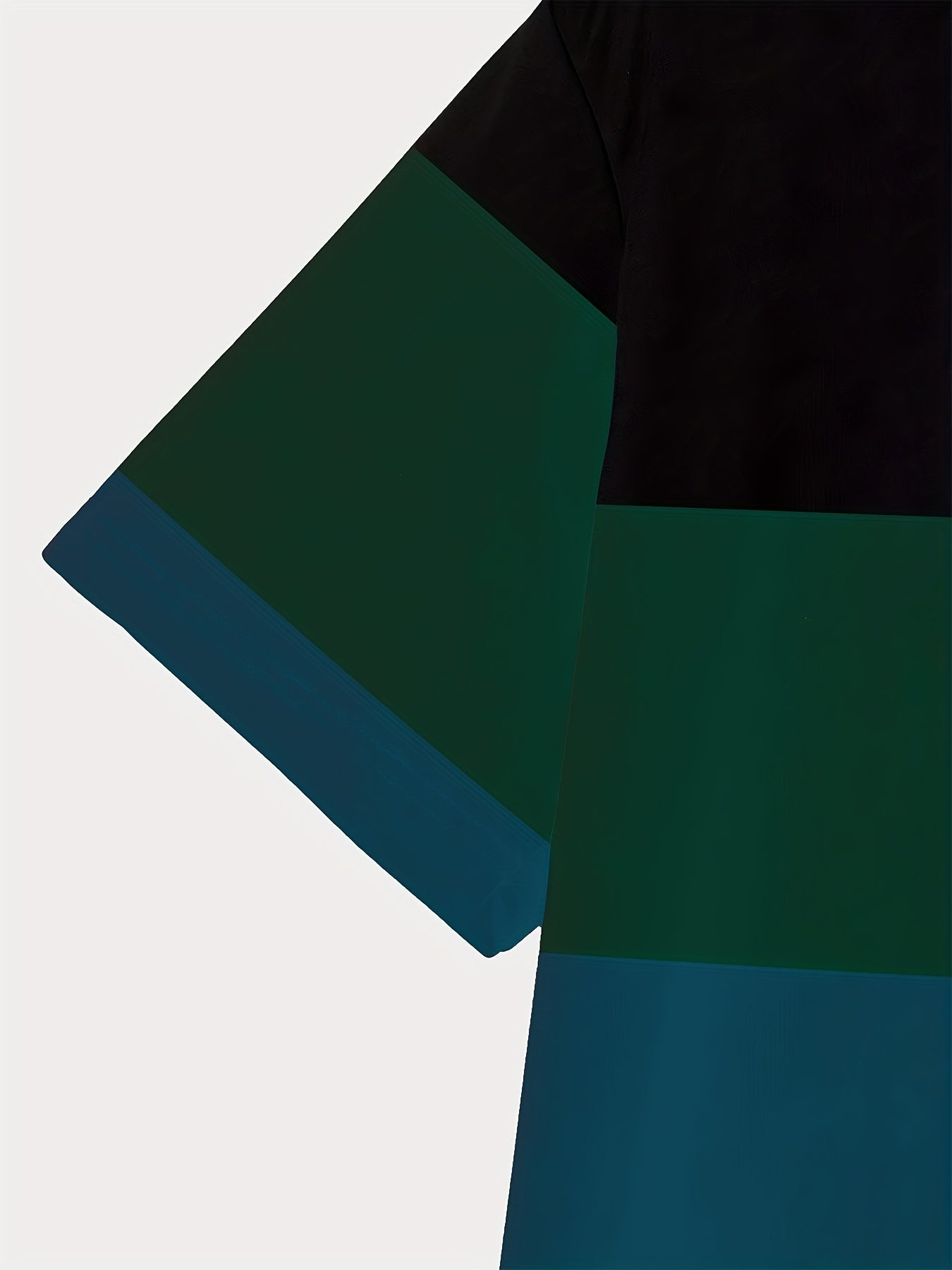 Zarif erkaklar futbolkasi keng va tor chiziqlar bilan, yumshoq bo'yin, polyester material, ozgina cho'ziluvchan, bir xil rang, oddiy kesim, to'qilgan mato, 110 g/m² mato og'irligi. Har mavsum uchun mos.