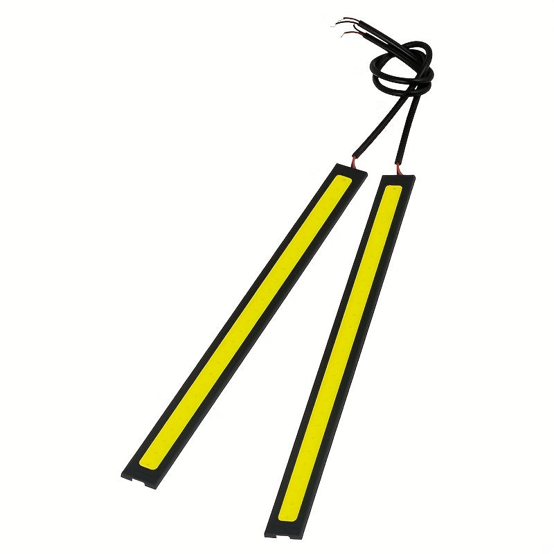 2/4шт 17см водонепроницаемый COB LED лента для автомобиля дневные ходовые огни противотуманный фонарь фара