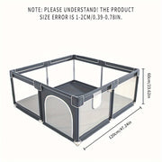 Baby Playpen for Infants and Toddlers Portable Indoor Outdoor Sturdy Mesh Polyester