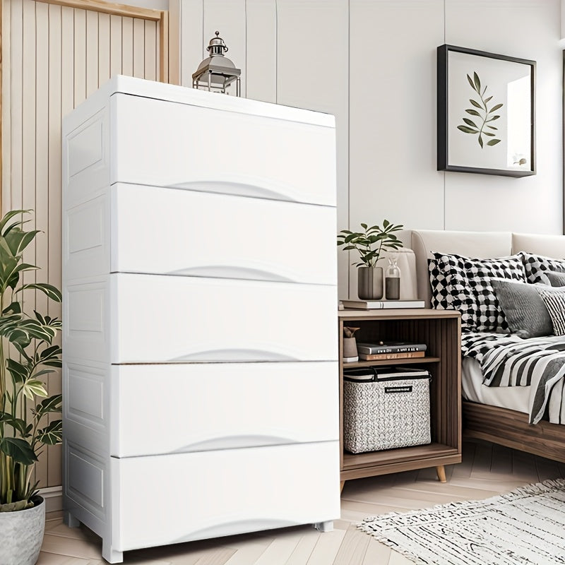 Kiyimlar, o'yinchoqlar, atıştırmalıklar va tartibga solish uchun tortma bilan keng saqlash qutisi.