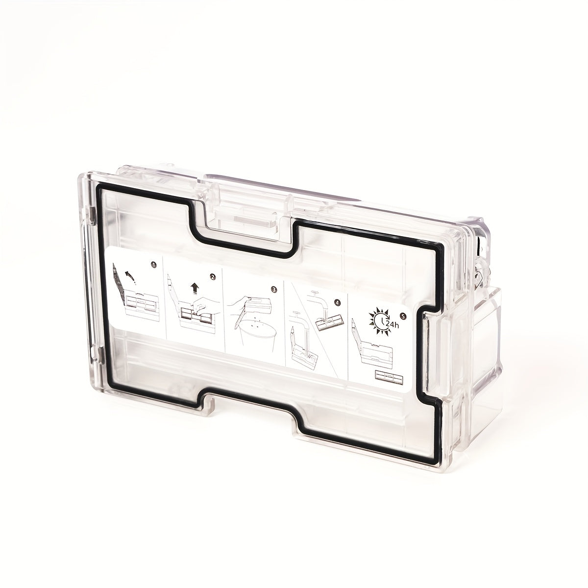 Replacement Dust Collection Box for Roborock S8 S8 Plus S8 Pro Ultra Vacuum Cleaner Plastic Transparent