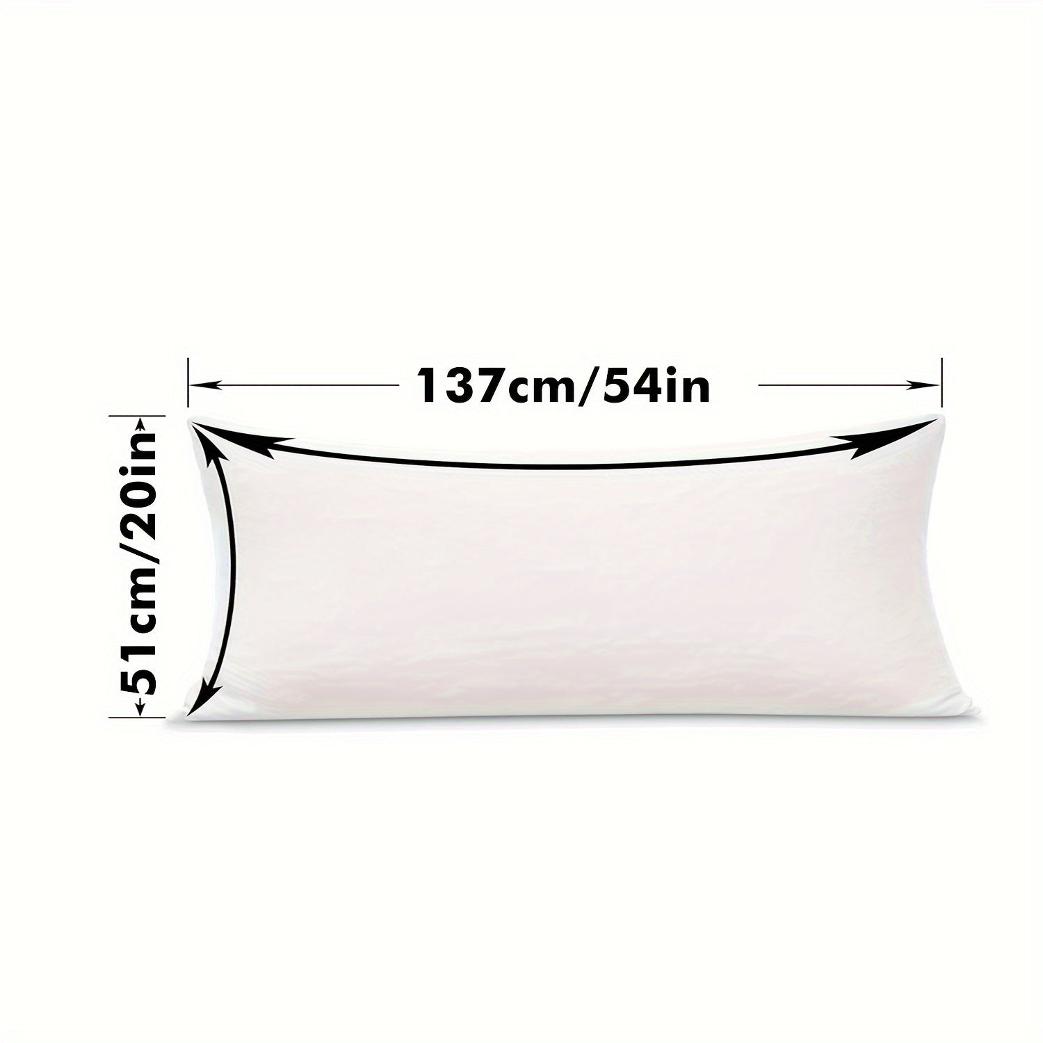 White Pillowcase with Zipper Closure Waterproof Stain-Resistant Oversized Knit