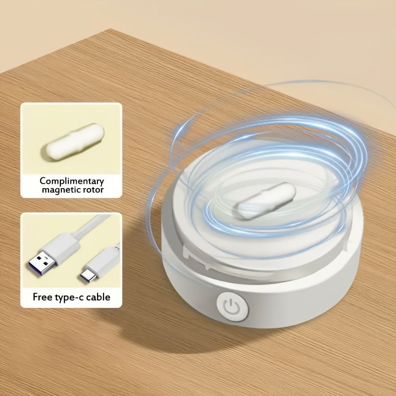 Self-Stirring Mug 13.5oz Stainless Steel Rechargeable Coffee Cup with Lid