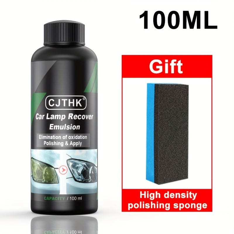 Car Headlight Polish Scratch Remover Kit for Headlight Restoration and Maintenance