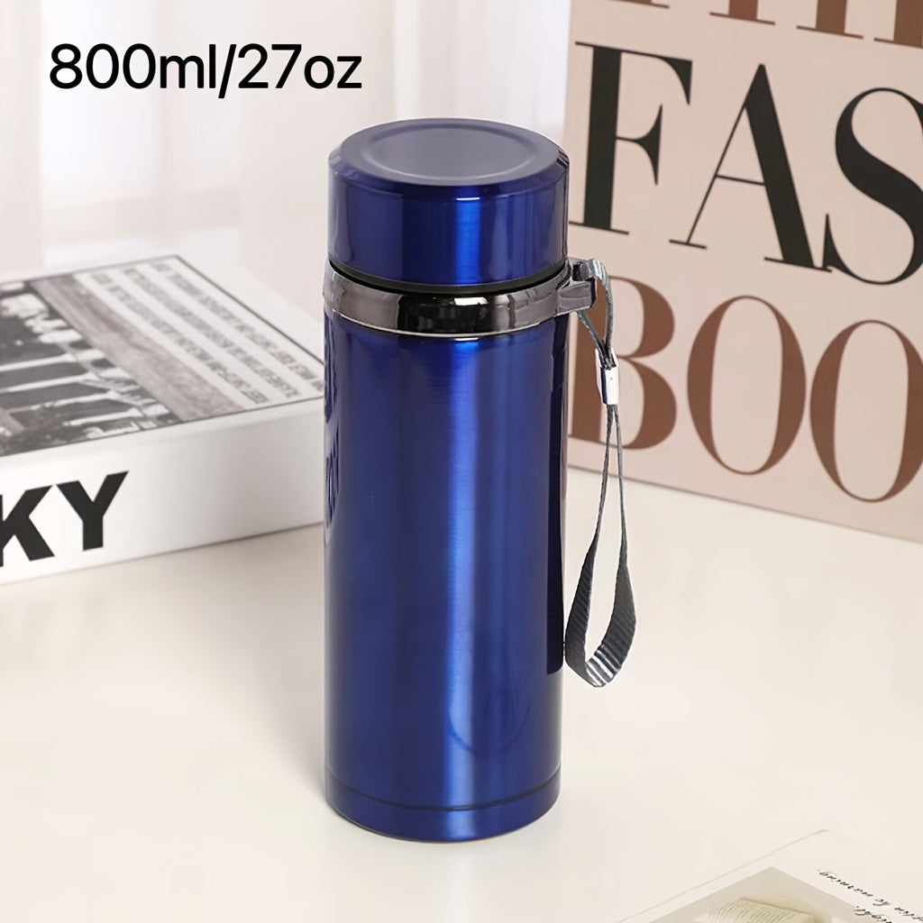 Men's Stainless Steel Travel Mug with Tea Strainer Large Capacity Wholesale