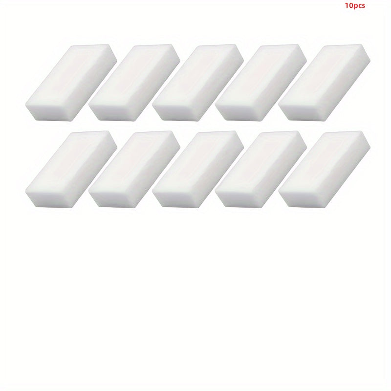 Oq Melamin tozalash gubkalar to'plami devorlar, pechlar, derazalar va hammomlar uchun