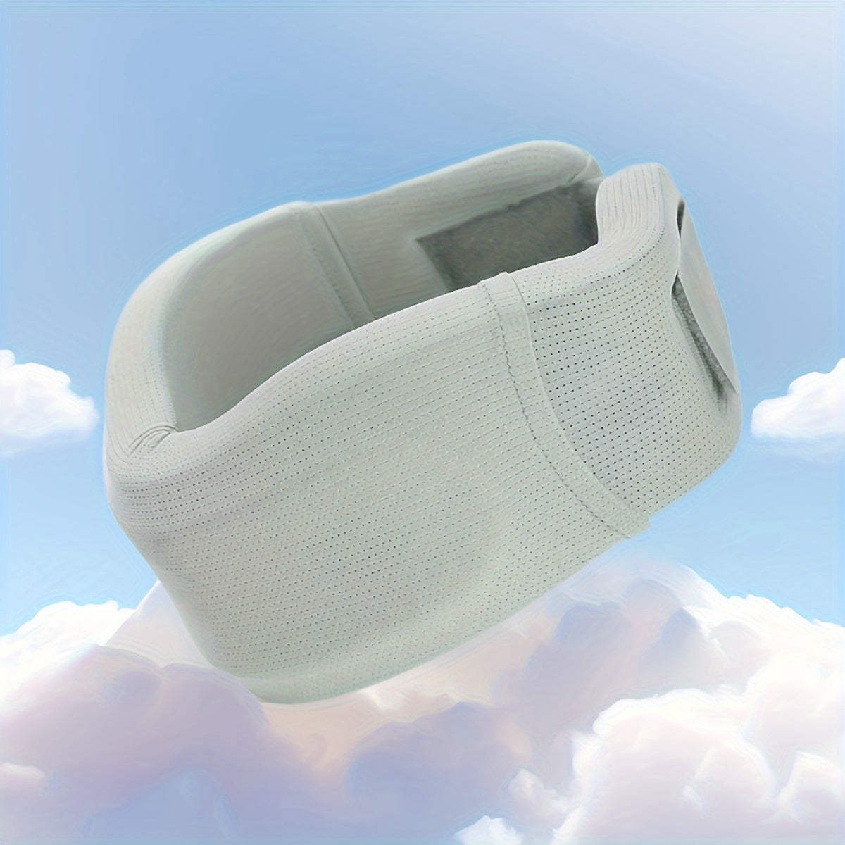 Adjustable Neck Support Brace for Snoring and Neck Pain Relief Memory Foam