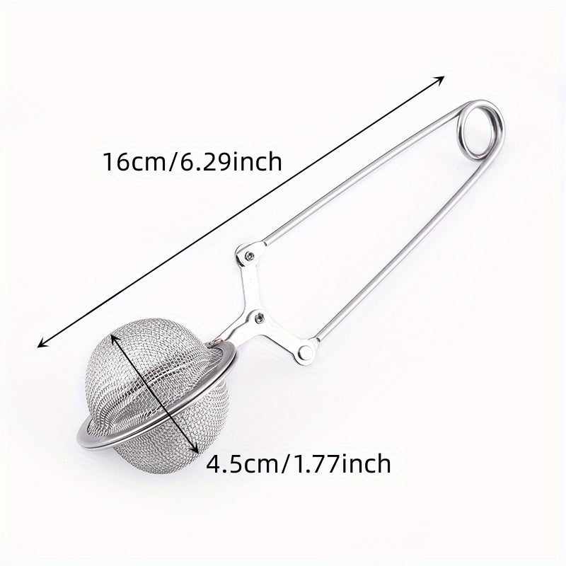 Choy sevuvchilar endi Press-to-press tutqich bilan Stainless Steel Tea Infuser qulayligini bahramand bo'lishlari mumkin. Bu oddiy va amaliy metall choy filtri uyda choyni suzish uchun ideal bo'lgan oshxona va ovqatlanish uchun zarur bo'lgan aksessuardir.