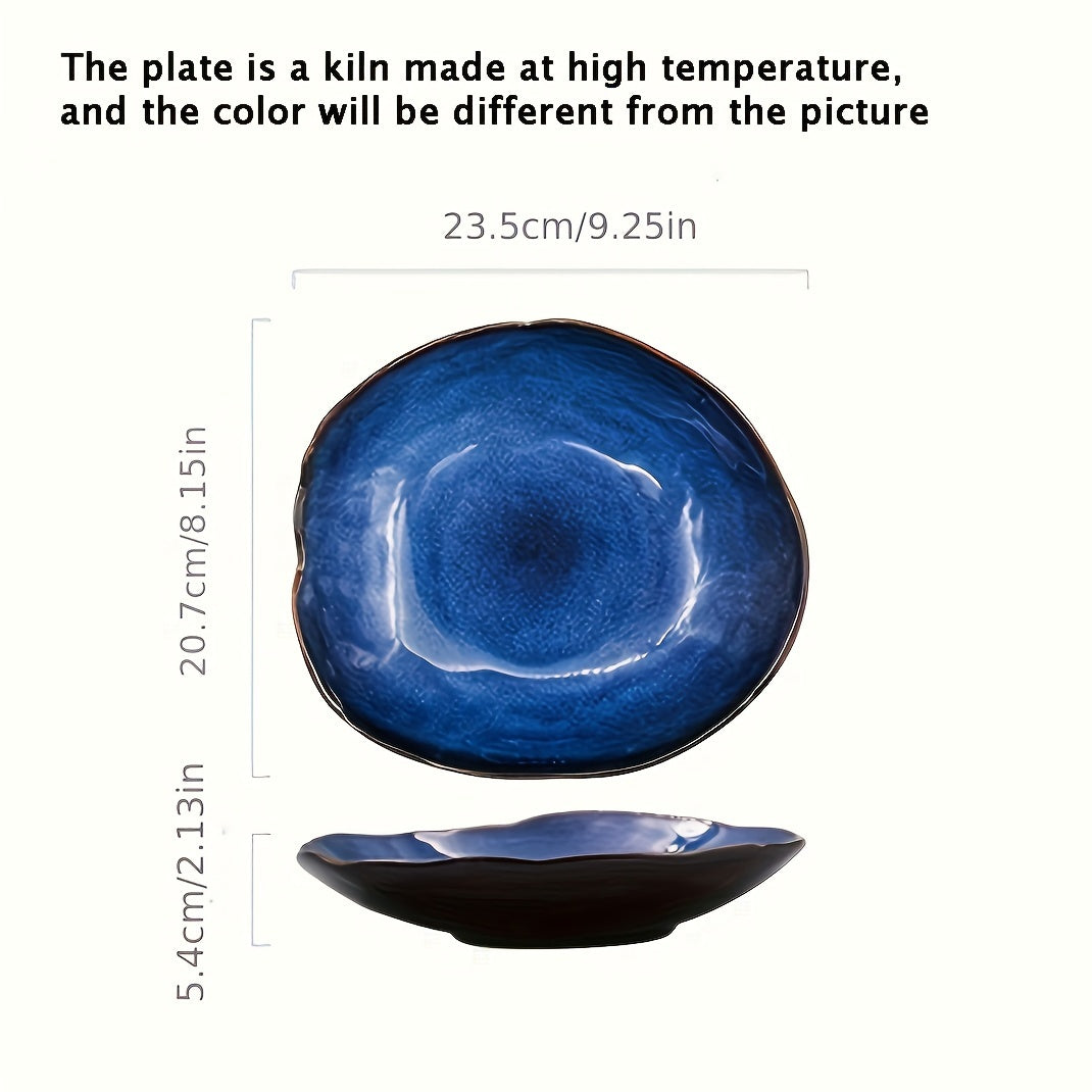 Irregular Ceramic Tableware for Hotels and Restaurants for Sushi and Steak Serving