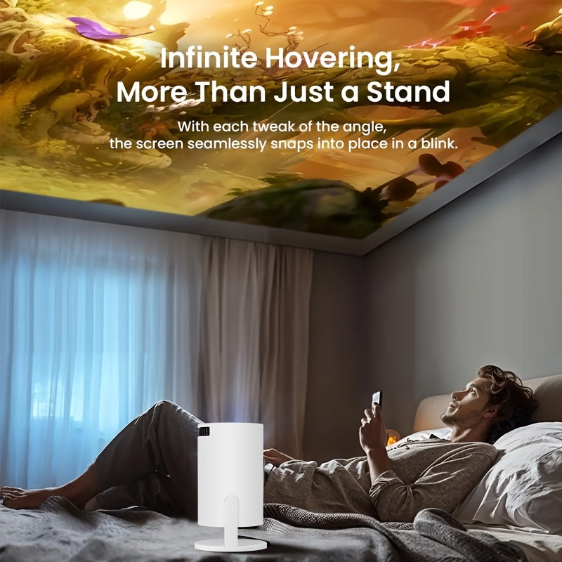 Mini Portable Home Theater Projector with WiFi and 180° Rotation