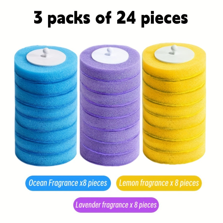 8 ta to'ldirish boshli va aromatizatsiyalangan planshetlar bilan birga foydalaniladigan bitta foydalaniladigan hojatxona cho'tkasi to'plami