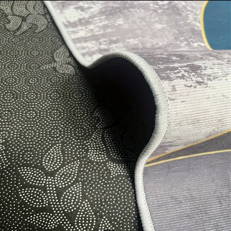 Welcome Home Doormat with Abstract Line Pattern, Durable, Various Sizes