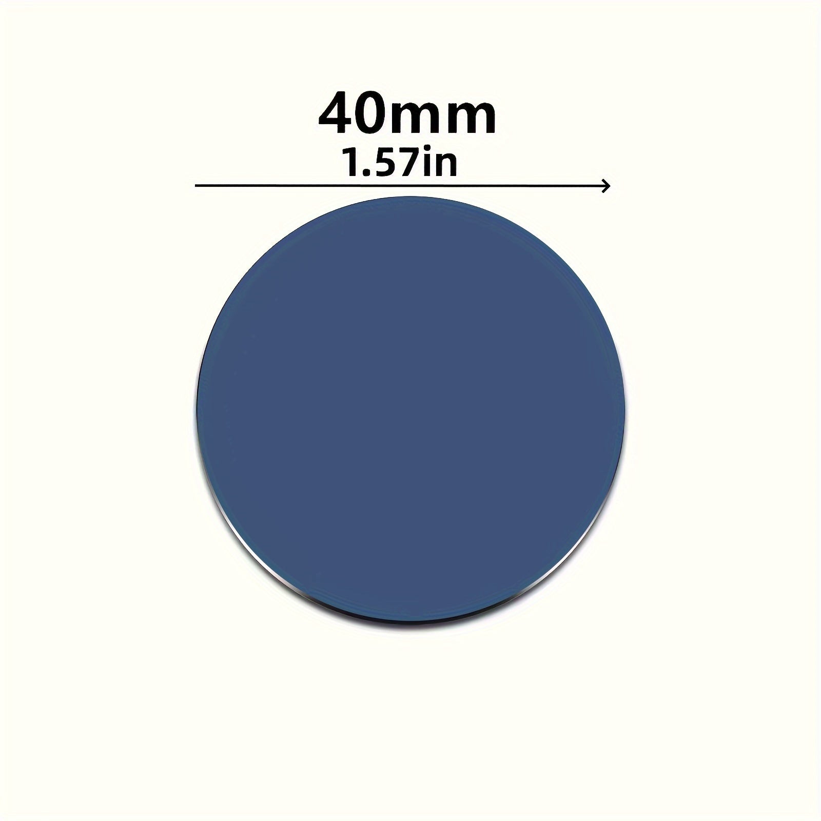 8Pcs Car Magnetic Phone Mounts Black Iron Sheets Secure Mobile Holders