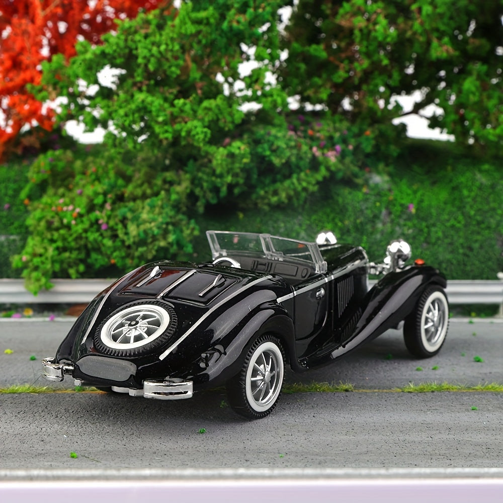 1:32 Scale Alloy Retro Convertible Toy Car for Boys with Openable Doors