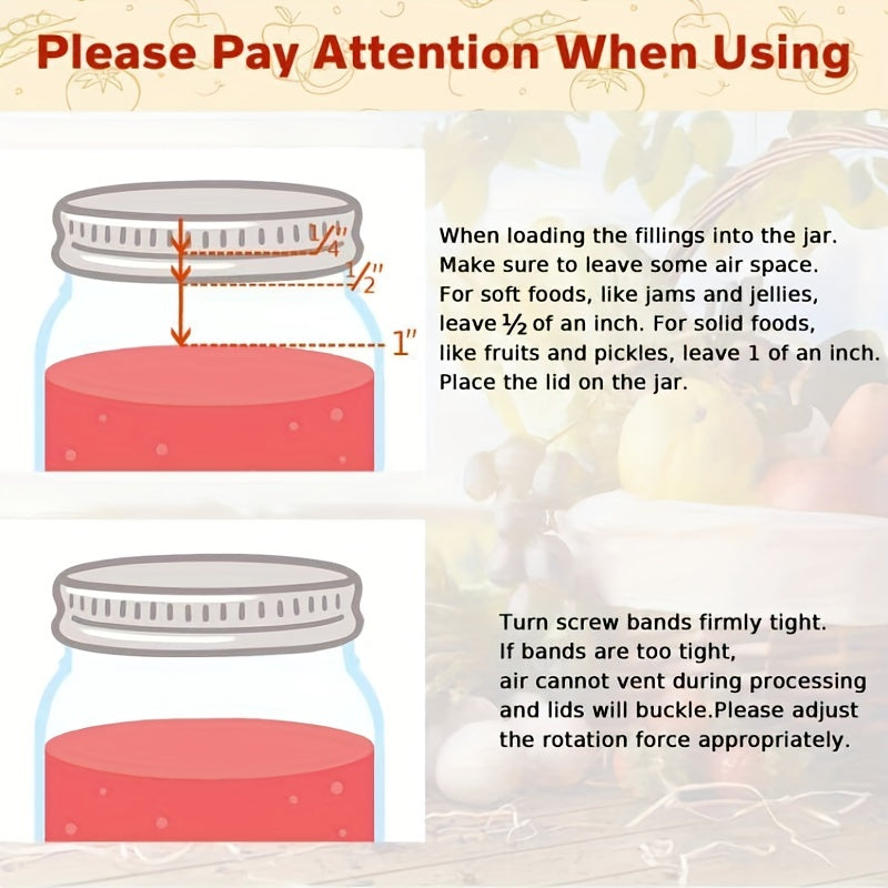 Wide Mouth Mason Jar Lids 70/86mm Tinplate Seal for Preserving and Decorating