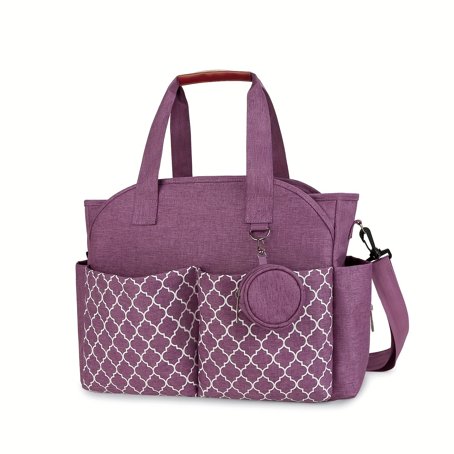Diaper Bag Tote Purse Satchel for Moms and Girls Large Canvas Organizer