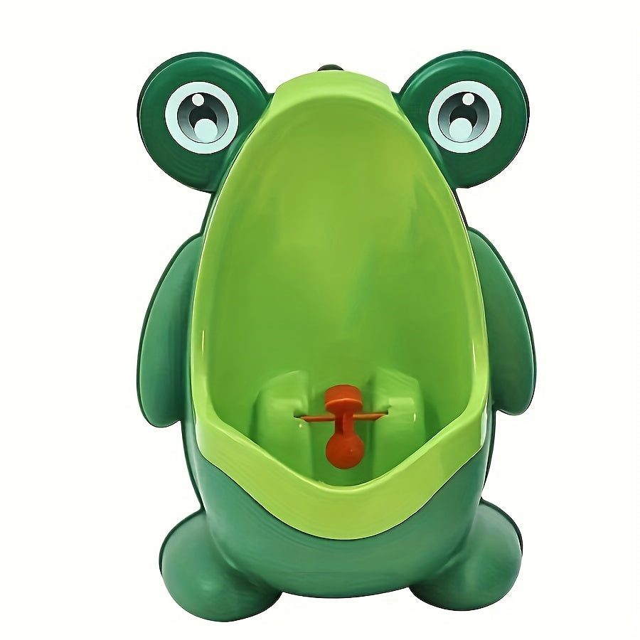 Baby Boys Plastic Wall-Mounted Urinal Portable Stand-Up Toilet with Vivid Eyes