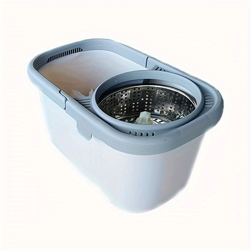 Yog'och, plitka, laminat pol uchun Spin Mop va kova tizimi, qo'lsiz tozalash