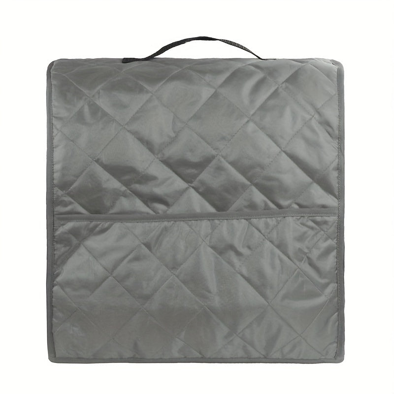 Funda para electrodomésticos de cocina para batidora de pie con bolsillos de almacenamiento y asas. Compatible con modelos de cabezal inclinado y elevación de tazón de 4.5-5 cuartos