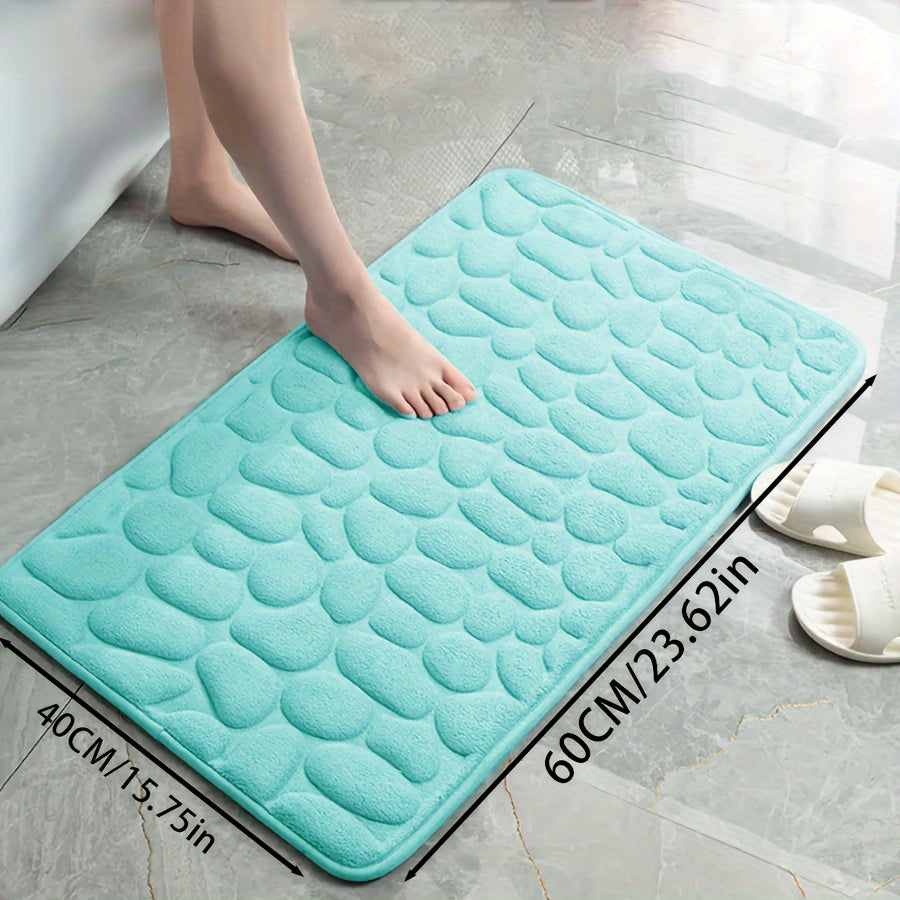 Zarif tosh naqshli poliester hammom matosi, yuqori zichlikdagi ko'pik, sirpanmaydigan to'qima dizayni. Hammom, dush, hammom bezaklari uchun juda singdiruvchi va yumshoq qulaylik.