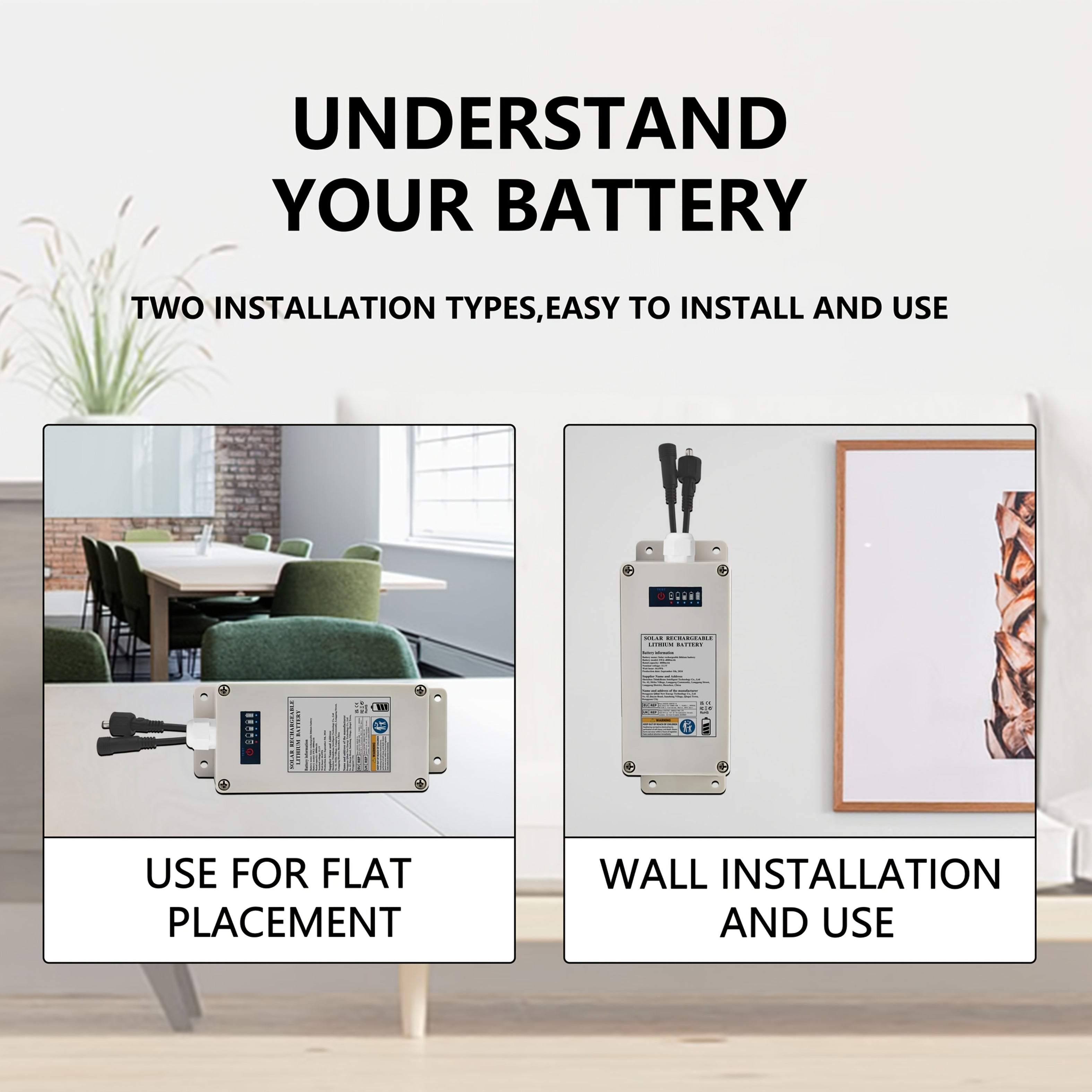 Quyosh energiyali shamollatgich kulrang 10-20cm Batareya to'plami issiqxona ventilyatsiyasi uchun