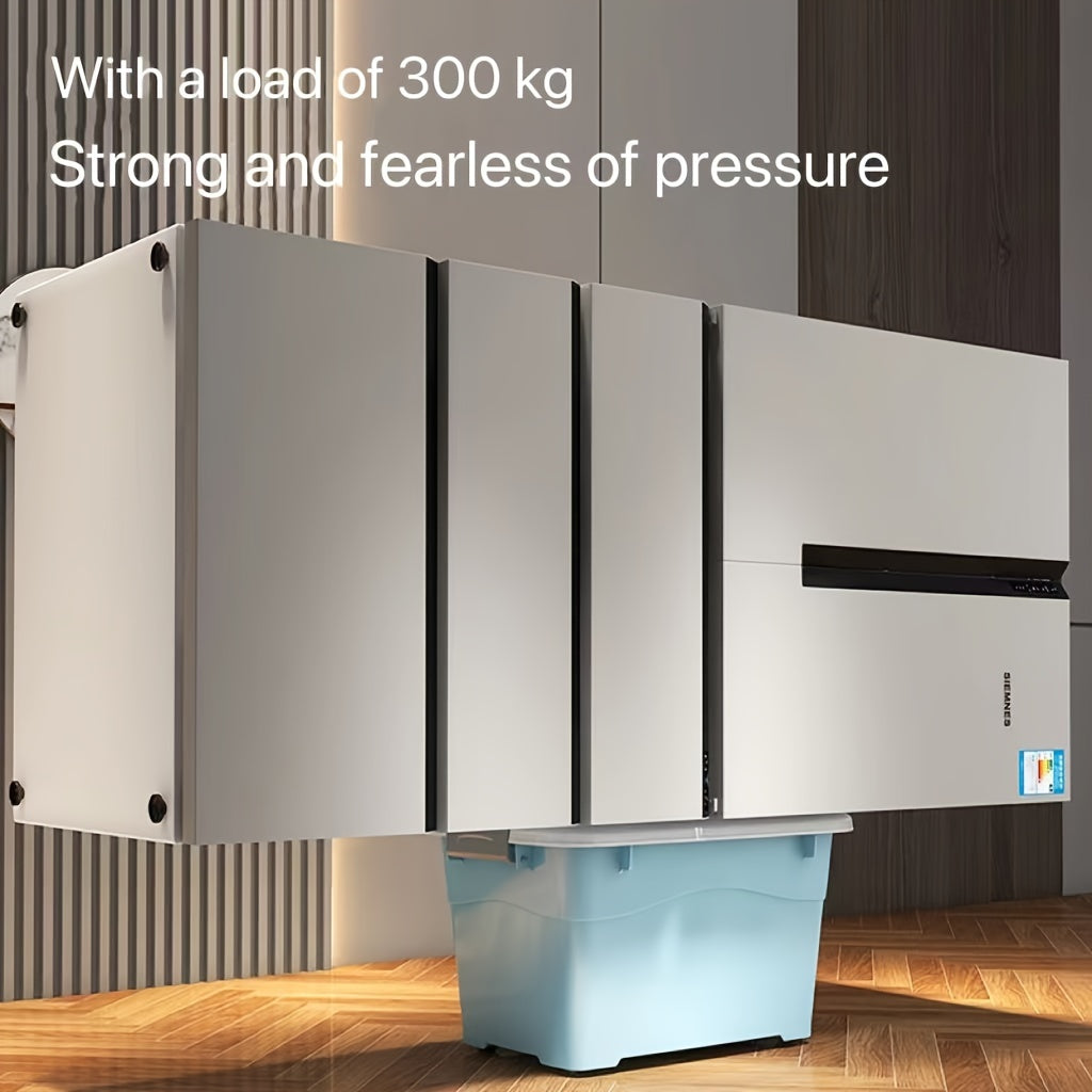 Square Plastic Storage Bins with Lids Waterproof Under-Bed Organizer for Home Car and Office