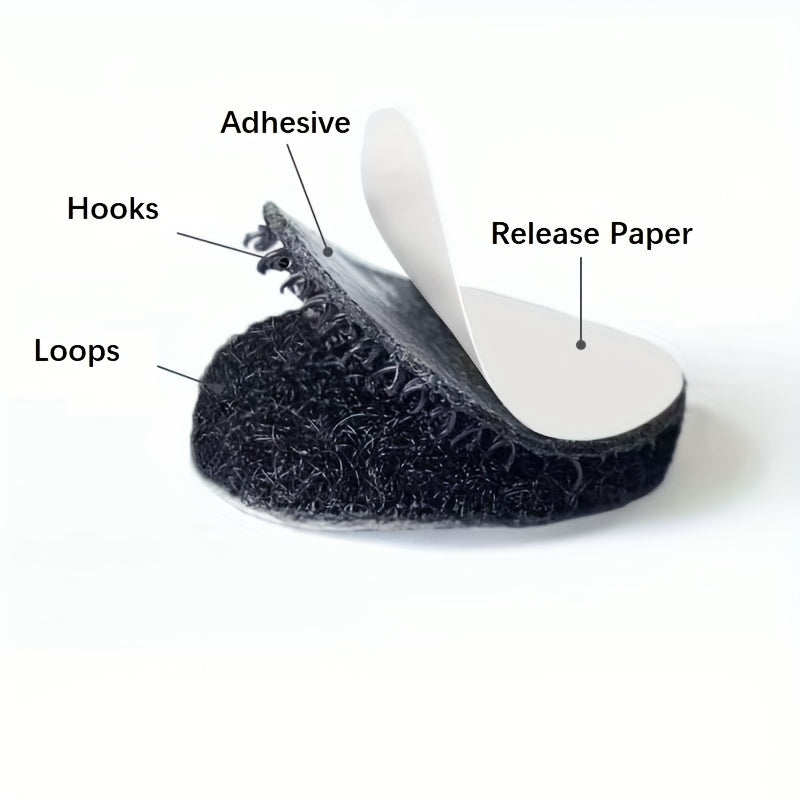 Set of 12 Non-Slip Rug Grips for Carpet and Floor Mats, Strong Adhesive Nylon