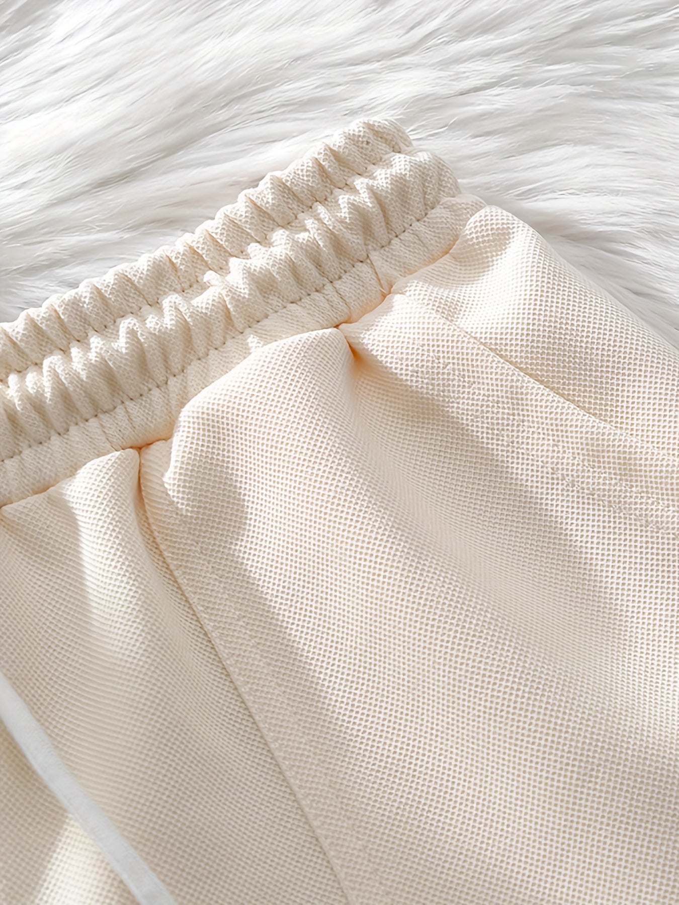 2 dona Mini Qichqiriq Tikişli Bir Rangli T-shirt To'plami Qizlar uchun, Tasodifiy va Zamonaviy Yozgi Hediye