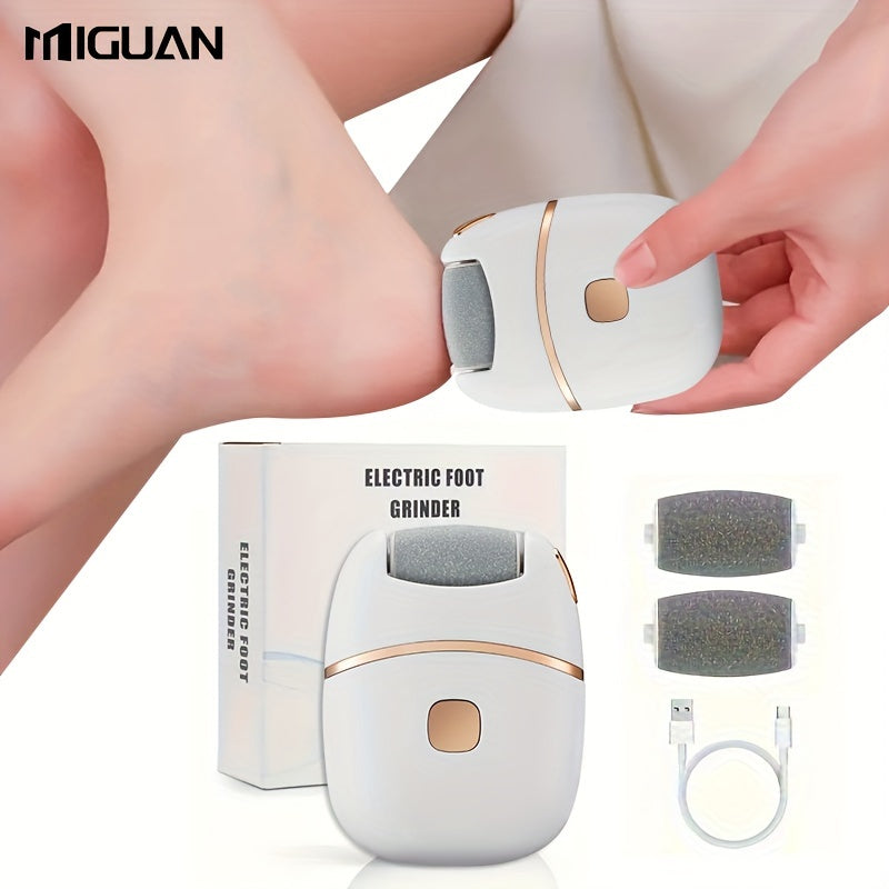 Rechargeable Electric Foot Grinder Portable USB Charging Hypoallergenic Plastic 400mAh