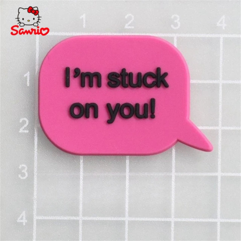Unisex Soft Plastic Accessories DIY Patches Phone Case Hair Clips Water Bottle Decorations