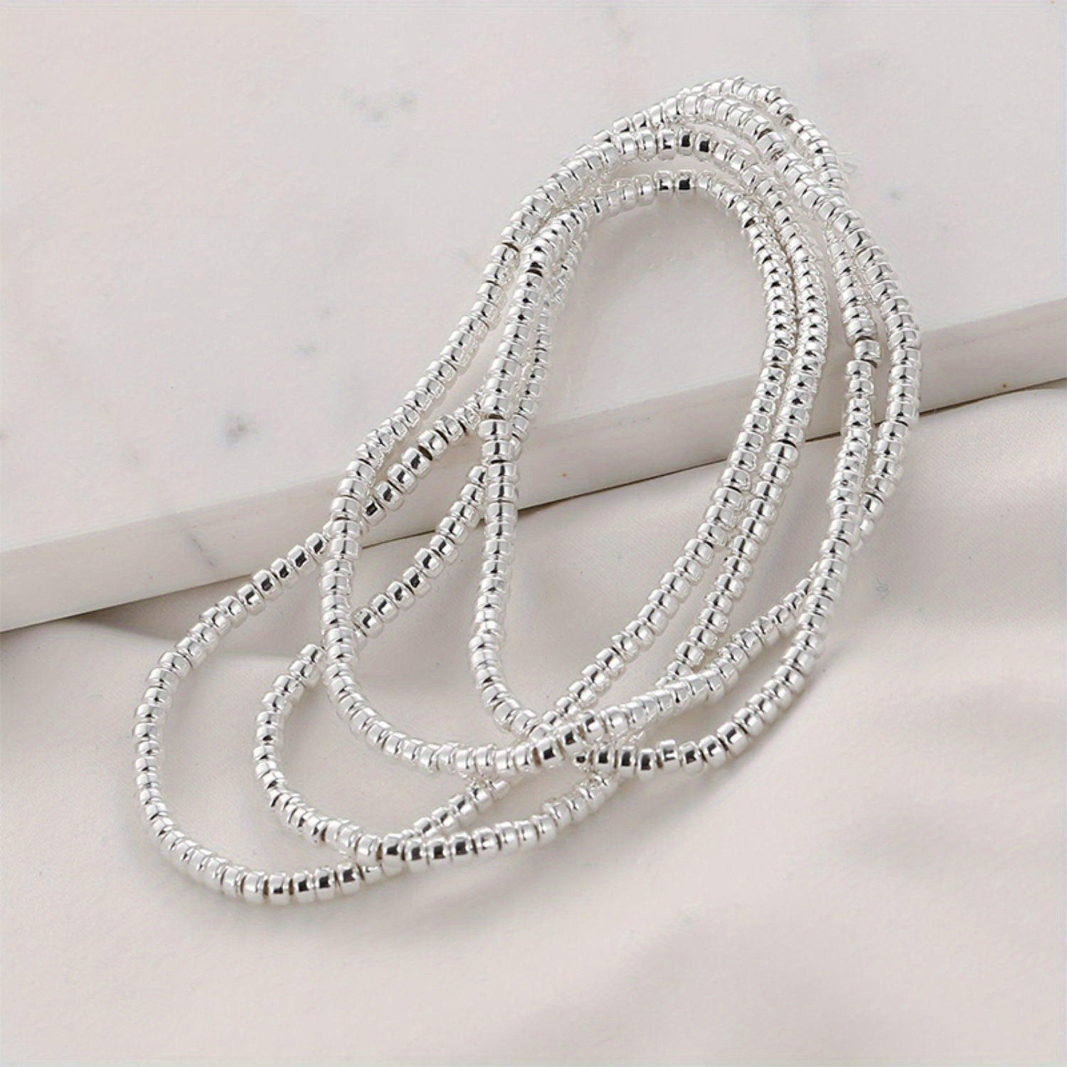 Hematite Beads 3mm Round Jewelry Making Supplies Pack of Four Varieties