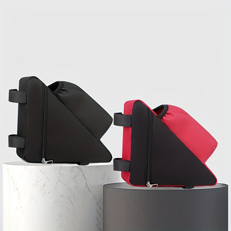 Bolsa para cuadro de bicicleta de montaña, resistente a la intemperie, organizador de almacenamiento para ciclismo