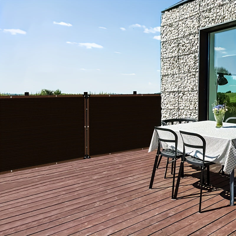 Rectangular Sunshade Net for Courtyard Balcony Garage Backyard Pool Lawn Outdoor Privacy Black 81-90% Shade